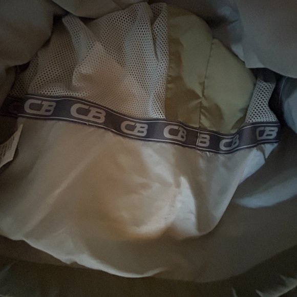 CB Sports Jacket Unisex Light Olive Green Windbreaker 100% Nylon NWOT - Picture 7 of 13